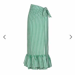 Sunshine Tienda Sarong / Pareo in Green Stripe